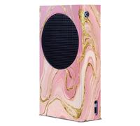 Head Case Designs Rosa E Oro Marmo Console Da Gioco Wrap Compatibile con Xbox Series S Console
