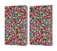 Head Case Designs Rosa Incarnato Pattern Floreali Custodia Portafoglio in Pelle Compatibile con Apple iPad PRO 13 M4 2024