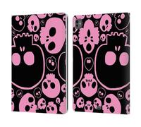 Head Case Designs Rosa Teschi Jazz Custodia Portafoglio in Pelle Compatibile con Apple iPad PRO 13 M4 2024