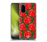 HEAD CASE DESIGNS ROSE CUSTODIA COVER MORBIDA IN GEL PER SAMSUNG TELEFONI 1
