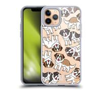 Head Case Designs San Bernardo Razze di Cani 2 Custodia in Gel [Protezione di Grado Militare] Compatibile con Apple iPhone 11 PRO