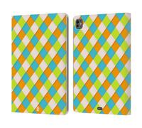 Head Case Designs Semplice Pattern Fogli Intrecciati Custodia Portafoglio in Pelle Compatibile con Apple iPad PRO 13 M4 2024