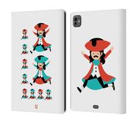 Head Case Designs Signori Che Saltano I 12 Giorni di Natale Custodia Portafoglio in Pelle Compatibile con Apple iPad PRO 11 M4 2024