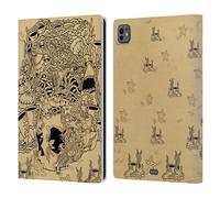 Head Case Designs Sott'Acqua Doodle Mix Custodia Portafoglio in Pelle Compatibile con Apple iPad PRO 11 M4 2024