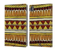 Head Case Designs Stampa Africana Linee Etniche Custodia Portafoglio in Pelle Compatibile con Apple iPad PRO 11 M4 2024