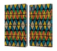 Head Case Designs Stampa Azteca Linee Etniche Custodia Portafoglio in Pelle Compatibile con Apple iPad PRO 11 M4 2024