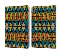 Head Case Designs Stampa Azteca Linee Etniche Custodia Portafoglio in Pelle Compatibile con Apple iPad PRO 13 M4 2024