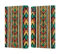 Head Case Designs Stampa Verticale Egiziana Linee Etniche Custodia Portafoglio in Pelle Compatibile con Apple iPad PRO 13 M4 2024