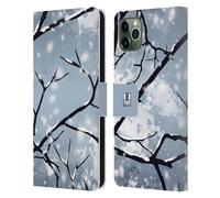 HEAD CASE DESIGNS STAMPE INVERNALI CUSTODIA COVER A PORTAFOGLIO PER APPLE iPHONE