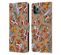 HEAD CASE DESIGNS STAMPE NATALIZIE CUSTODIA COVER A PORTAFOGLIO PER APPLE iPHONE