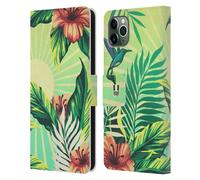 HEAD CASE DESIGNS STAMPE TROPICALI CUSTODIA COVER A PORTAFOGLIO PER APPLE iPHONE