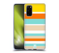 HEAD CASE DESIGNS STRIPES 2 CUSTODIA COVER MORBIDA IN GEL PER SAMSUNG TELEFONI 1