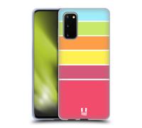 HEAD CASE DESIGNS STRISCE CUSTODIA COVER MORBIDA IN GEL PER SAMSUNG TELEFONI 1