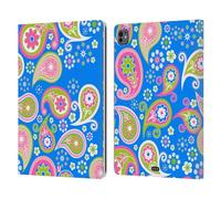 Head Case Designs Sublime Delusione Colourful Paisley Custodia Portafoglio in Pelle Compatibile con Apple iPad PRO 13 M4 2024
