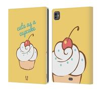 Head Case Designs Sweet And Cute Cupcake di Felicita' Custodia Portafoglio in Pelle Compatibile con Apple iPad PRO 11 M4 2024
