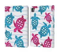 Head Case Designs Tartaruga Stampe Marine Custodia Portafoglio in Pelle Compatibile con Apple iPad PRO 13 M4 2024