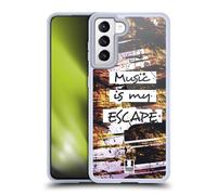 Head Case Designs Tasti Pianoforte all About Music Custodia in Gel [Protezione di Grado Militare] Compatibile con Samsung Galaxy S21 5G