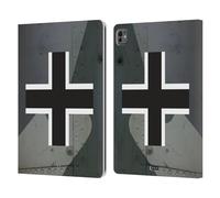 Head Case Designs Tedesco Coccarde Nazionali Custodia Portafoglio in Pelle Compatibile con Apple iPad PRO 13 M4 2024