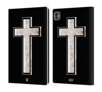 Head Case Designs Texure di Porcellana Stampa A Croce Custodia Portafoglio in Pelle Compatibile con Apple iPad PRO 11 M4 2024