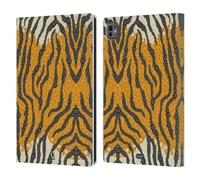 Head Case Designs Tigre Stampa Floreale Mimetica Custodia Portafoglio in Pelle Compatibile con Apple iPad PRO 11 M4 2024