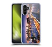 Head Case Designs Tramonto sul Brooklyn Bvridge Skyline Citta' Custodia in Gel [Protezione di Grado Militare] Compatibile con Samsung Galaxy A13 5G (2021)