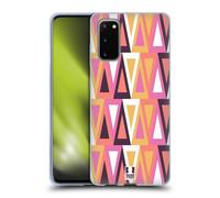 HEAD CASE DESIGNS TRIANGOLI CUSTODIA COVER MORBIDA IN GEL PER SAMSUNG TELEFONI 1