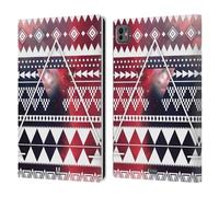 Head Case Designs Triangolo Azteco Pattern Tribali Nebulose Custodia Portafoglio in Pelle Compatibile con Apple iPad PRO 11 M4 2024