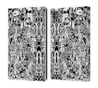 Head Case Designs Tribu' Bambole Voodoo Doodle Custodia Portafoglio in Pelle Compatibile con Apple iPad PRO 11 M4 2024