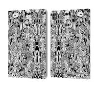 Head Case Designs Tribu' Bambole Voodoo Doodle Custodia Portafoglio in Pelle Compatibile con Apple iPad PRO 13 M4 2024