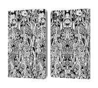 Head Case Designs tribù Doodle Mix Custodia Portafoglio in Pelle Compatibile con Apple iPad PRO 13 M4 2024