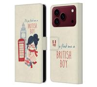 Head Case Designs Trova Un Ragazzo Inglese Il Meglio Di Londra Custodia Portafoglio in Pelle Compatibile con Apple iPhone 18 Pro Max