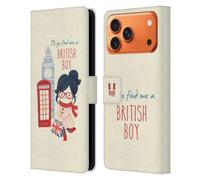 Head Case Designs Trova Un Ragazzo Inglese Il Meglio Di Londra Custodia Portafoglio in Pelle Compatibile con Apple iPhone 17 Pro Max