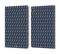 Head Case Designs Uccello Blu Stampe Animali Tangram Custodia Portafoglio in Pelle Compatibile con Apple iPad PRO 13 M4 2024