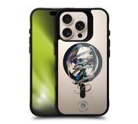 Head Case Designs Ufficiale Anne Stokes Dragon Survive The Reality Mixed Fantasy Art Black Shockproof Bumper Case [Military Grade] Compatible with Apple iPhone 16 Pro and with MagSafe