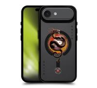 Head Case Designs Ufficiale Anne Stokes Dragon Yin Yang Protector Mixed Fantasy Art Black Shockproof Bumper Case [Military Grade] Compatible with Apple iPhone 17 Air and with MagSafe