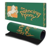 Head Case Designs Ufficiale The Lord of The Rings The Fellowship of The Ring Prancing Pony Graphic Art 23.62 x 11.81 x 0.12 Inches (600 x 300 mm) - L Tappetino per Mouse E Scrivania per Giochi PC