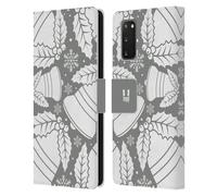 HEAD CASE DESIGNS VACANZE D'ARGENTO CUSTODIA COVER A PORTAFOGLIO PER SAMSUNG 1
