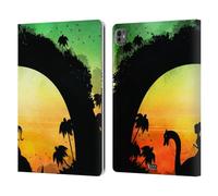 Head Case Designs Viaggio Paesaggi da Sogno Silhouettes Custodia Portafoglio in Pelle Compatibile con Apple iPad PRO 13 M4 2024