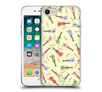 Head Case Designs Violino Pigiama Pattern - Strumenti Musicali Custodia in Gel [Protezione di Grado Militare] Compatibile con Apple iPhone 7/8 / SE 2020 & 2022 E Compatibile con MagSafe