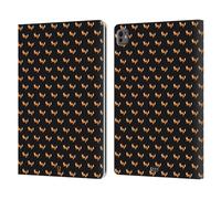 Head Case Designs Volpe Nera Stampe Animali Tangram Custodia Portafoglio in Pelle Compatibile con Apple iPad PRO 13 M4 2024