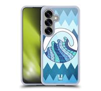 Head Case Designs Wave Onde del Mare Pattern Custodia in Gel [Protezione di Grado Militare] Compatibile con Samsung Galaxy S25 E Compatibile con MagSafe