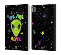 Head Case Designs We Are Alive Alieni Custodia Portafoglio in Pelle Compatibile con Apple iPad PRO 11 M4 2024