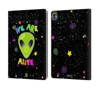 Head Case Designs We Are Alive Alieni Custodia Portafoglio in Pelle Compatibile con Apple iPad PRO 13 M4 2024