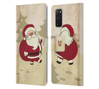 HEAD CASE DESIGNS WEIHNACHTSKLASSIKER CUSTODIA COVER A PORTAFOGLIO PER SAMSUNG 1