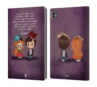 Head Case Designs Weirdness La Luce Dell'Amore Custodia Portafoglio in Pelle Compatibile con Apple iPad PRO 11 M4 2024