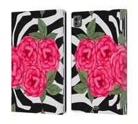 Head Case Designs Zebra Botanica Vintage Floreale E Stampe Floreali Custodia Portafoglio in Pelle Compatibile con Apple iPad PRO 11 M4 2024