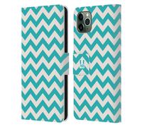 HEAD CASE DESIGNS ZIGZAG CUSTODIA COVER A PORTAFOGLIO PER APPLE iPHONE TELEFONI