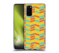 HEAD CASE DESIGNS ZIGZAG CUSTODIA COVER MORBIDA IN GEL PER SAMSUNG TELEFONI 1