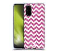 HEAD CASE DESIGNS ZIGZAG CUSTODIA COVER MORBIDA IN GEL PER SAMSUNG TELEFONI 1