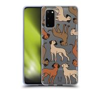 HEAD CASE DOG BREED PATTERNS 8 CUSTODIA COVER MORBIDA IN GEL PER SAMSUNG PHONE 1